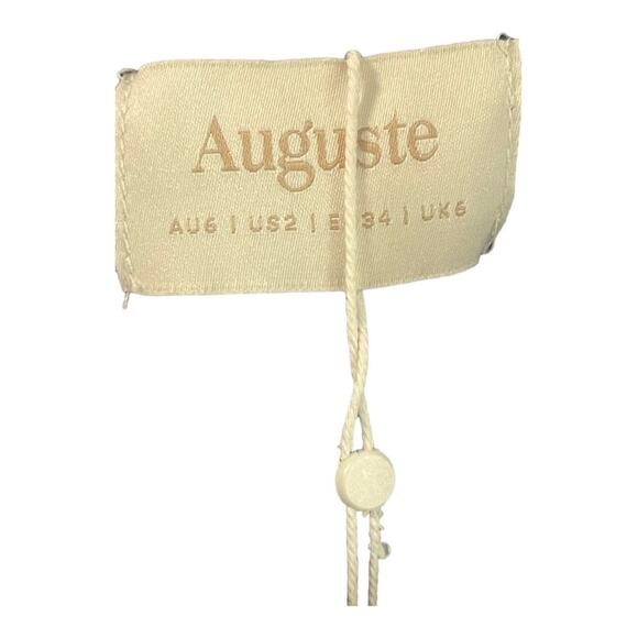 Auguste the Label Midi Dress Cottage Rituals Ruffle Button Front Floral Blue 2 - Picture 11 of 11